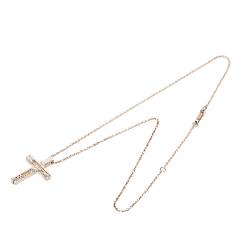 Gucci Logo Cross Chain Pendant 925 Sterling Silver — view 3