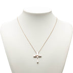 Gucci Logo Cross Chain Pendant 925 Sterling Silver — view 6