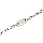 Gucci Logo Plate Chain Pendant Silver — view 4