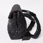 Chanel Coco Cocoon Backpack Leather Black Silver — view 4