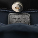 Dior Flight Line Trotter Handbag Gray Orange Denim Leather — view 6