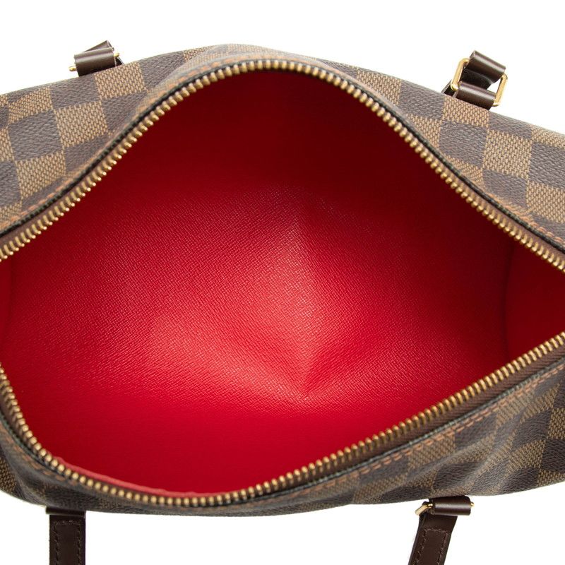 Louis Vuitton Damier Papillon 26 Handbag Brown Leather — view 4