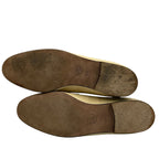 Chanel Loafers Shoes Leather CC Logo Beige — view 9
