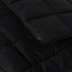 Chanel Quilted Choco Bar Shoulder Bag CC Logo Nylon Black Silver — view 8