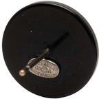 Chanel CC Logo Stud Earrings Black Plastic Rhinestone — view 3