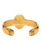 Chanel CC Logo Vintage Bangle Gold Plated Shell 1- Bracelet — view 3