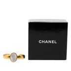 Chanel CC Logo Vintage Bangle Gold Plated Shell 1- Bracelet — view 5