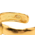 Chanel CC Logo Vintage Bangle Gold Plated Shell 1- Bracelet — view 4