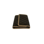 Celine Box Macadam Blason Triomphe Leather Trifold Key Case Key Cover Brown — view 5