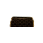 Celine Box Macadam Blason Triomphe Leather Trifold Key Case Key Cover Brown — view 3