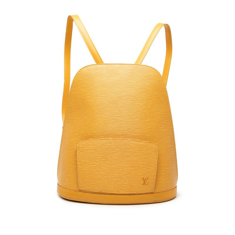Louis Vuitton Epi Gobelin Backpack Tassili Yellow Leather