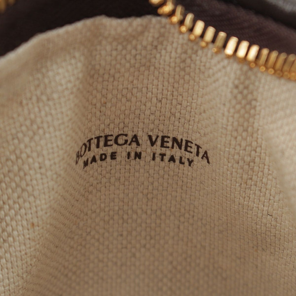 Bottega Veneta Mini Wallace Raffia Basket Intrecciato Shoulder Bag Brown — view 7