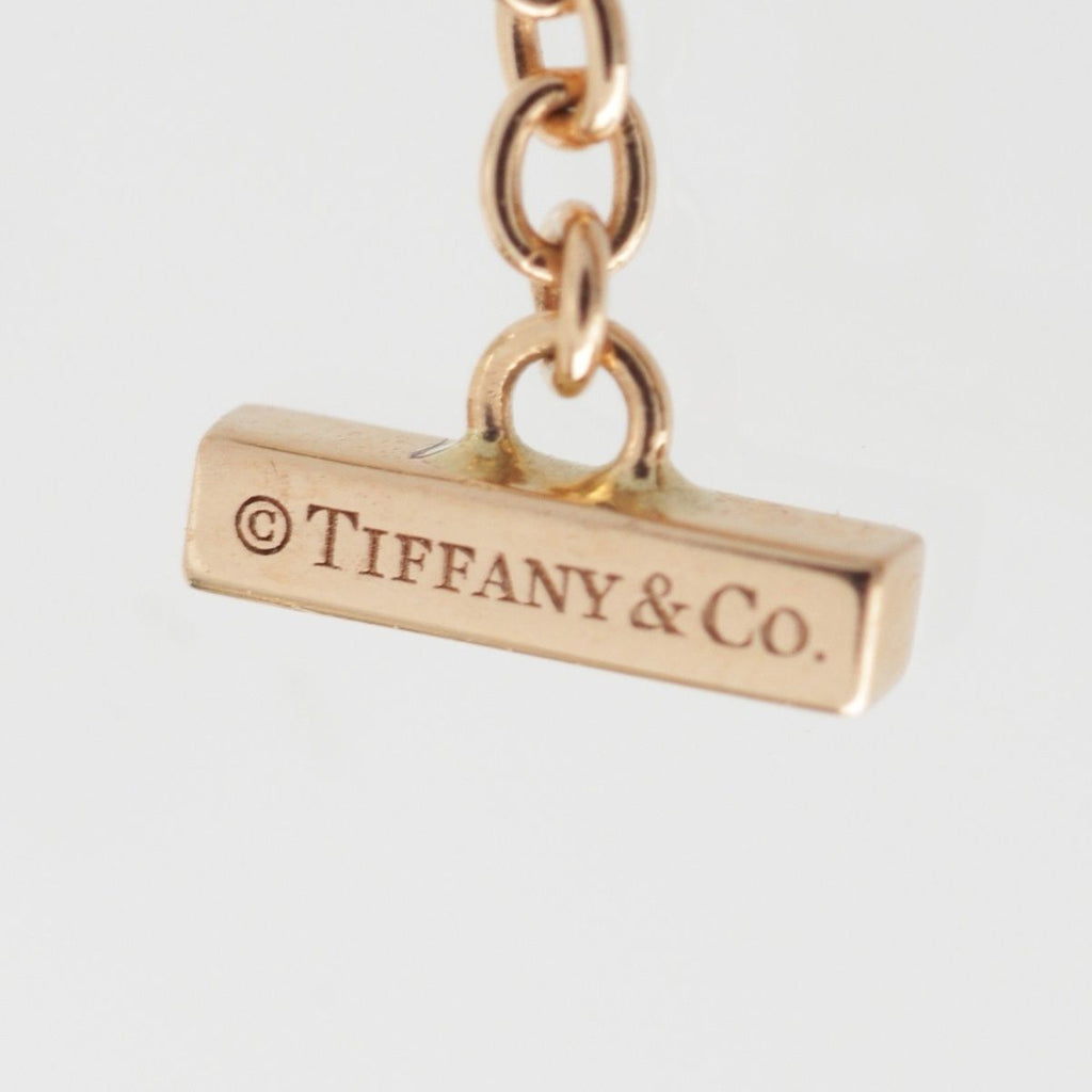 Tiffany & Co T Smile Chain Bracelet 750 Rose Gold — view 7