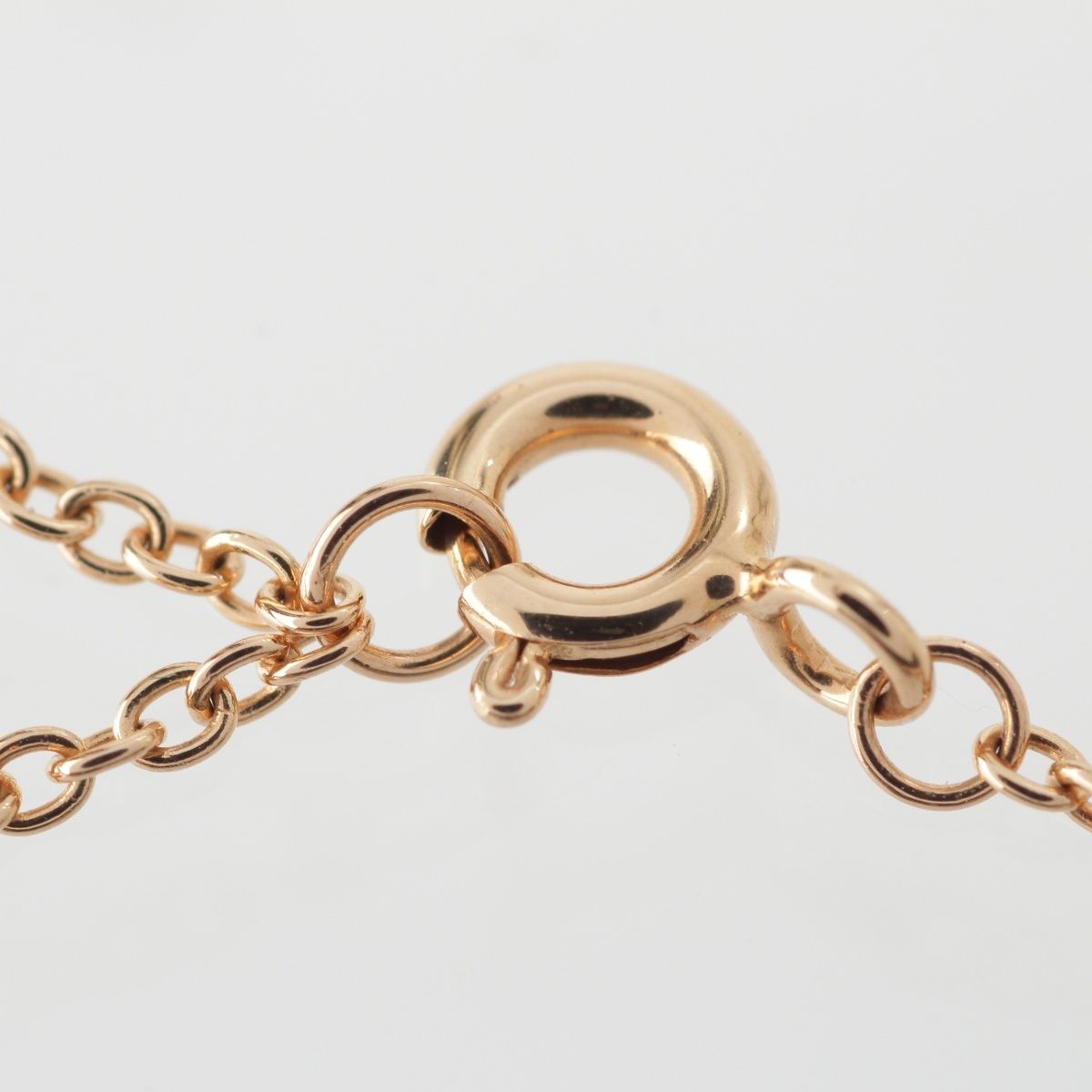 Tiffany & Co T Smile Chain Bracelet 750 Rose Gold — view 5