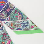 Hermes Twilly Au Pays Des Oiseaux in the Land of Flowering Birds Silk Scarf — view 3