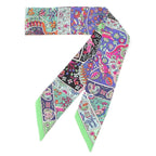 Hermes Twilly Au Pays Des Oiseaux in the Land of Flowering Birds Silk Scarf