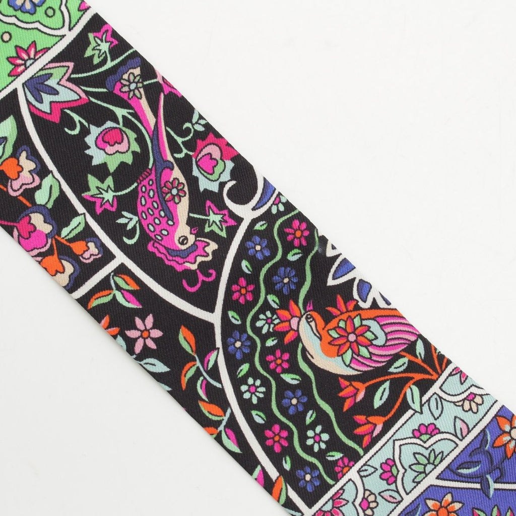 Hermes Twilly Au Pays Des Oiseaux in the Land of Flowering Birds Silk Scarf — view 6