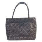 Chanel Black Caviar Silver Reissue Tote — view 3