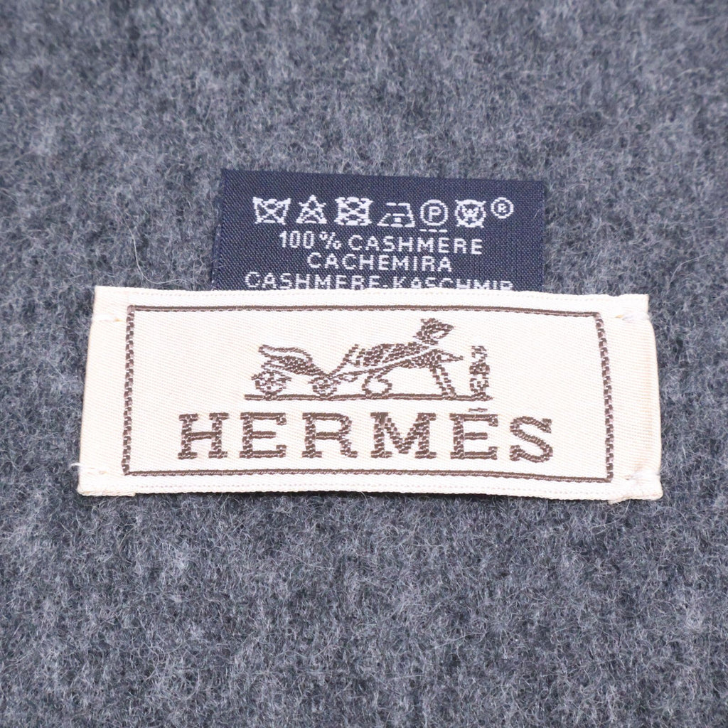 Hermes Recto Verso Cashmere Scarf — view 5