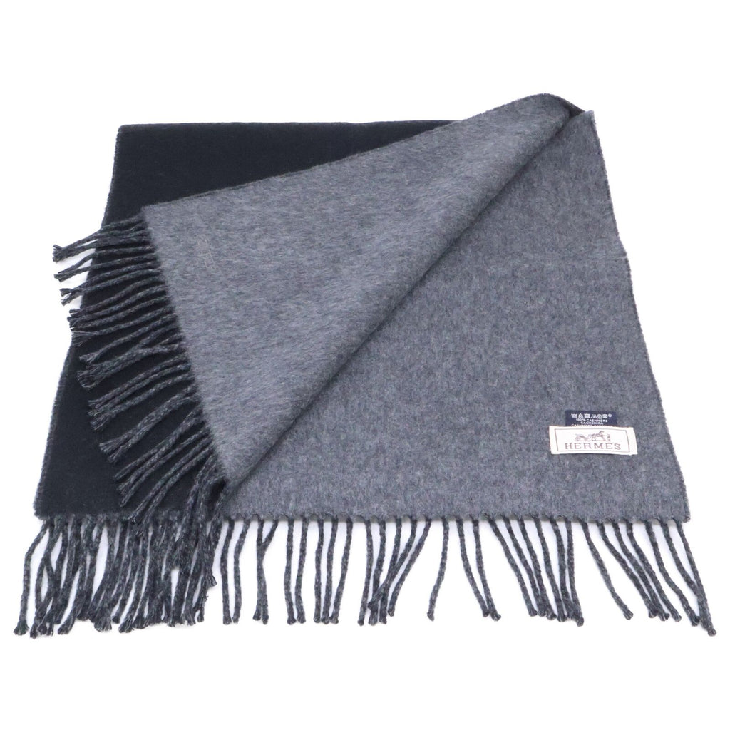 Hermes Recto Verso Cashmere Scarf — view 4