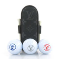 Louis Vuitton Golf Ball Case Monogram Eclipse Set Andrus