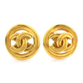 Chanel Earrings CC Logo