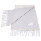 Loewe Anagram Wool Cashmere Reversible Fringe Scarf — view 4