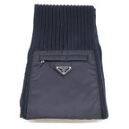 Prada Re-Nylon Gabardine Wool Scarf — view 2