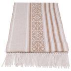 Loewe Wool Cashmere Anagram Jacquard Pattern Scarf — view 3