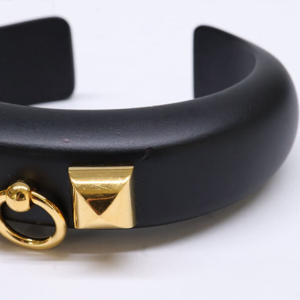 Hermes Collier de Chien Wood Bracelet — view 7