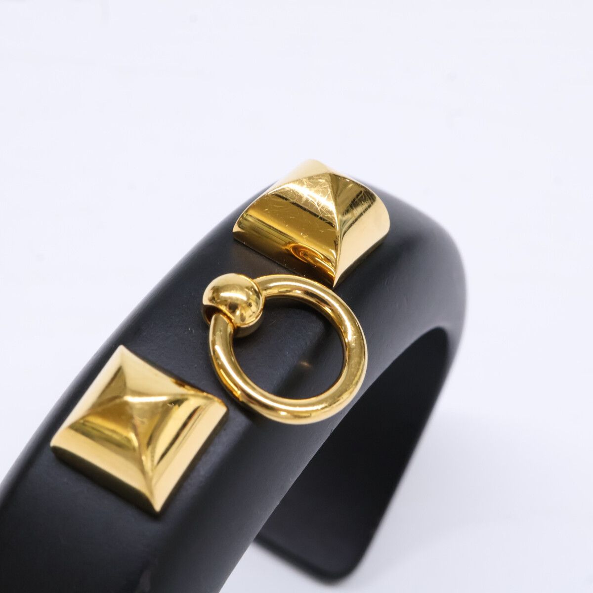 Hermes Collier de Chien Wood Bracelet — view 8