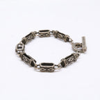 Saint Laurent Paris Arabesque Toggle Chain Bracelet — view 4