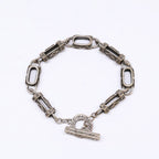 Saint Laurent Paris Arabesque Toggle Chain Bracelet — view 5