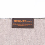 Hermes Alle Tour Cashmere Silk Logo Reversible Scarf — view 5