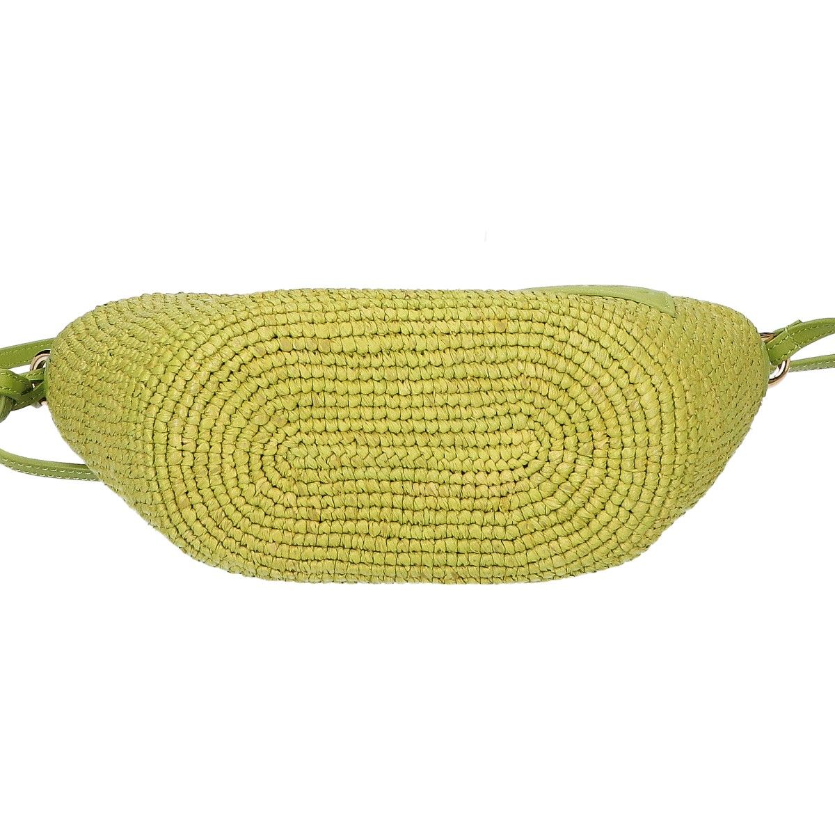 Loewe Raffia & Calf Slit Pochette — view 5