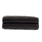 Chanel Classic Small Flap Wallet Trifold Caviar Leather Black Gold — view 5
