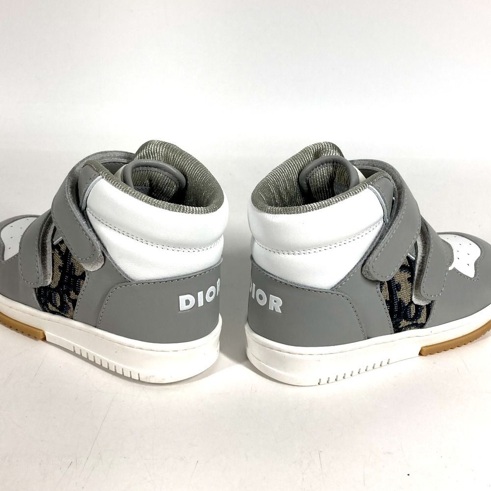 Dior Sneakers Baby Uptown Low Top Leather Gray — view 5