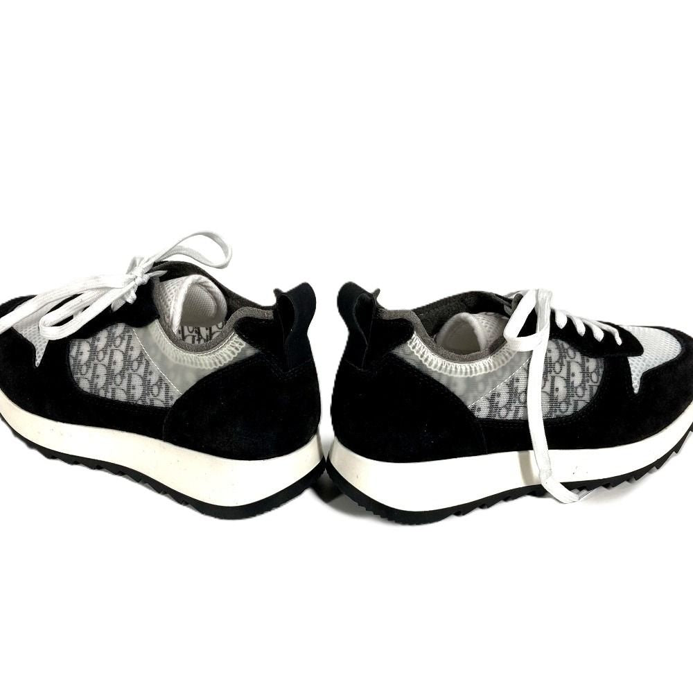 Dior Sneakers Trotter Logo Suede Black — view 7