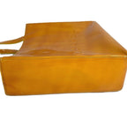 Chanel Shoulder Bag Logo Enamel Yellow — view 3