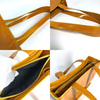 Chanel Shoulder Bag Logo Enamel Yellow — view 8