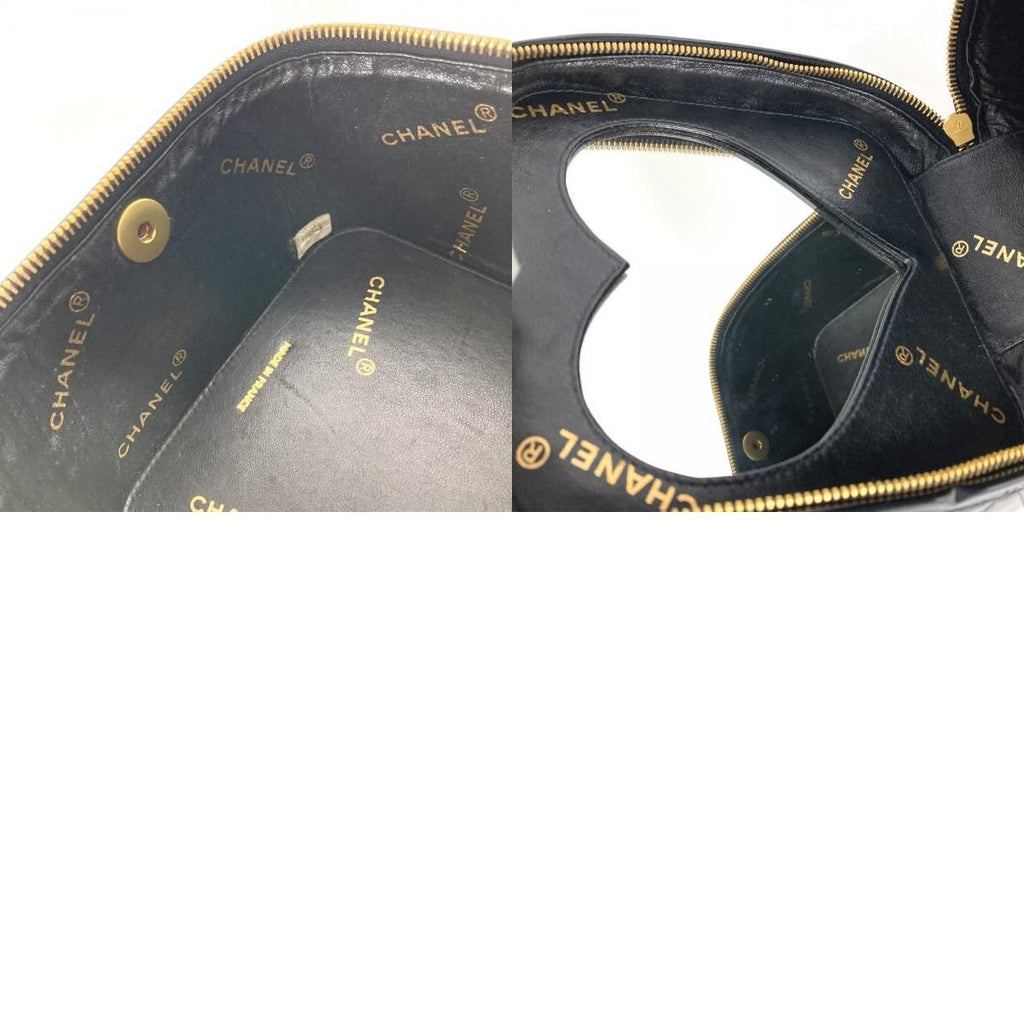 Chanel Handbag CC Logo Quilted Heart — view 9