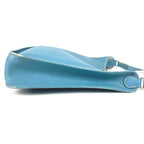 Hermes Shoulder Bag Vespa PM Leather Blue Jean — view 3