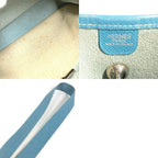 Hermes Shoulder Bag Vespa PM Leather Blue Jean — view 9