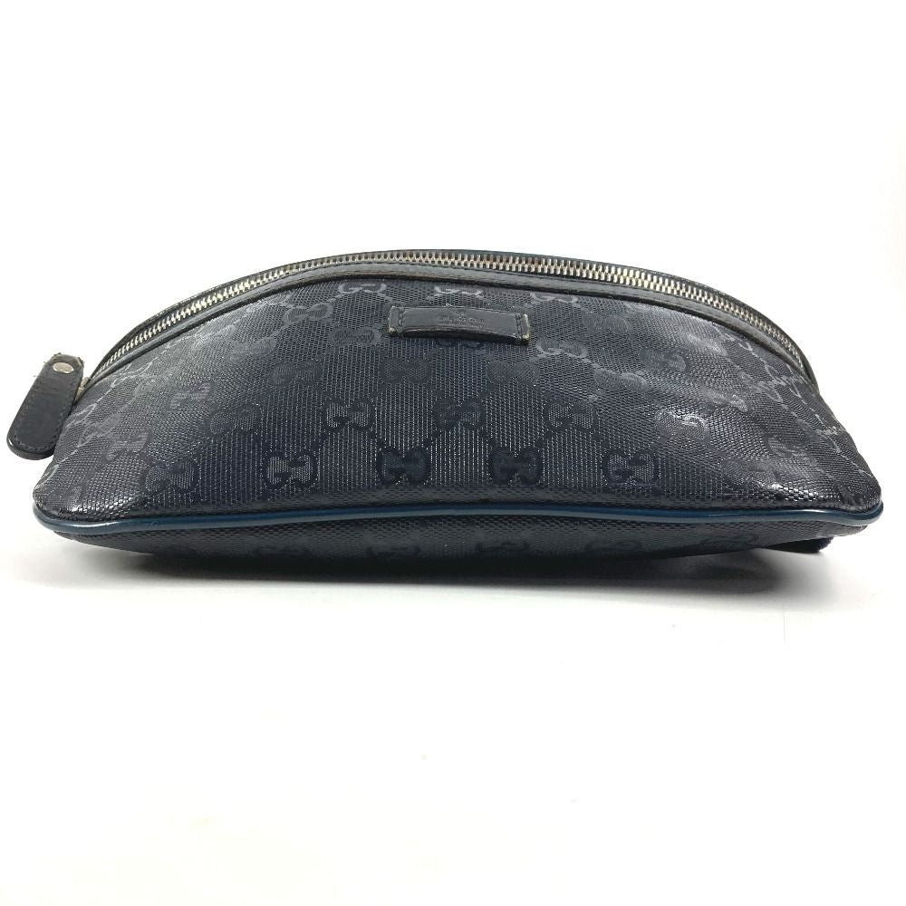 Gucci Waist Bag Logo GG Supreme Navy — view 4