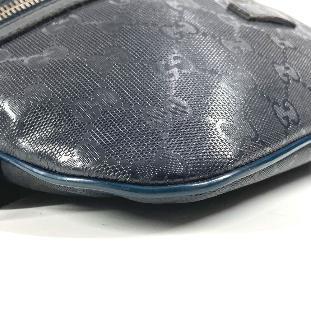 Gucci Waist Bag Logo GG Supreme Navy — view 6