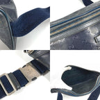 Gucci Waist Bag Logo GG Supreme Navy — view 8