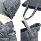 Chanel Shoulder Bag New Travel Line GM Nylon Leather Black — view 7