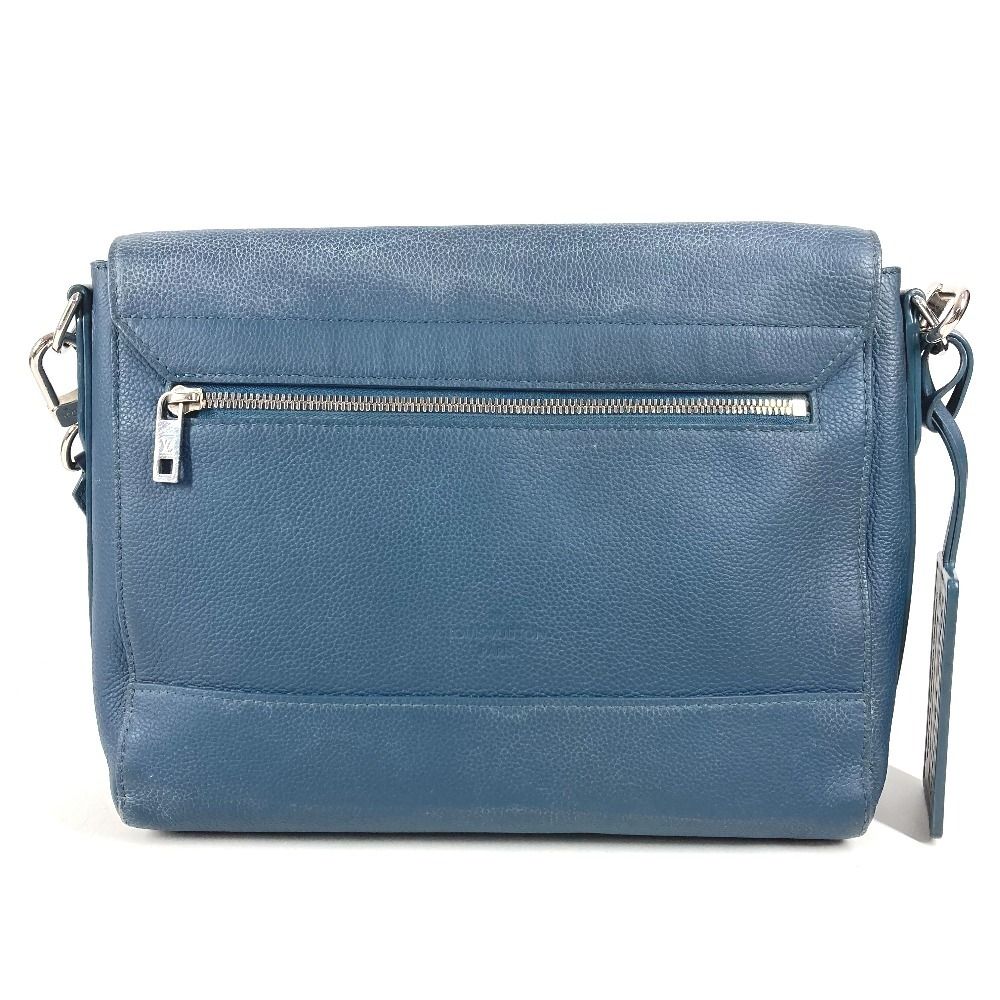 Louis Vuitton Shoulder Bag Takeoff Messenger Leather Navy — view 2