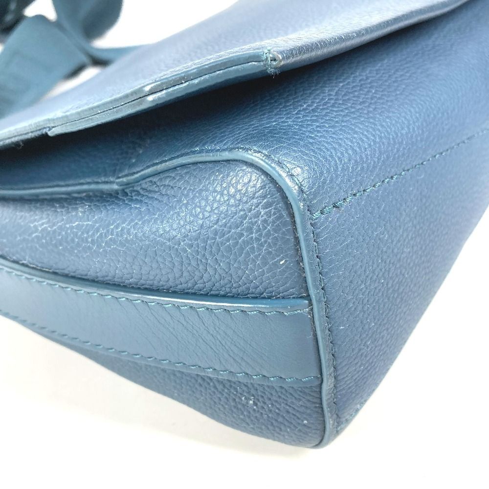 Louis Vuitton Shoulder Bag Takeoff Messenger Leather Navy — view 7
