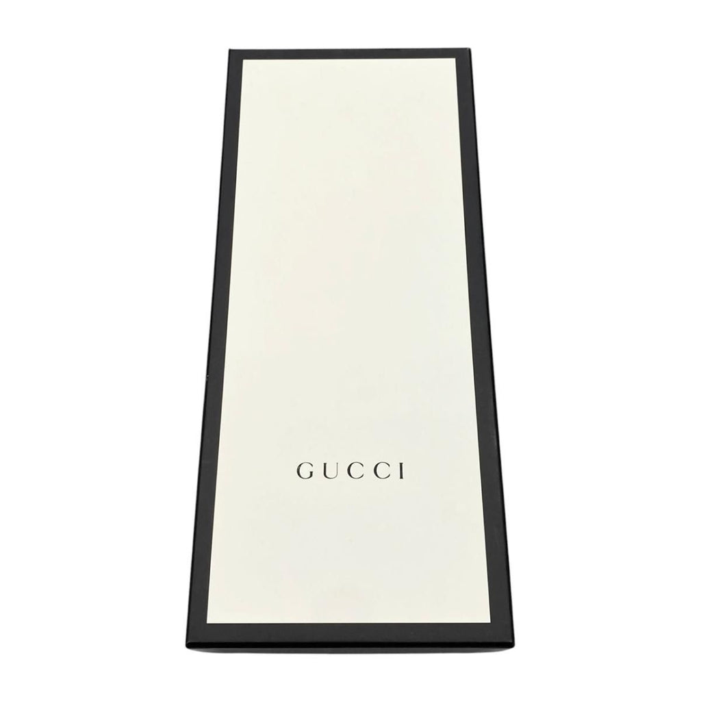 Gucci Shawl GG Pattern Scarf Wool Logo Gray Black — view 9